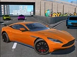 Checkers in City on Aston Martin - Play free online game