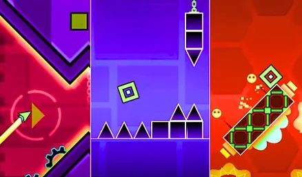 Geometry Dash Gameplay Geometry Dash Gameplay - Game screenshot